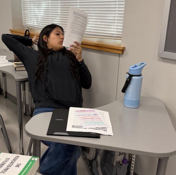 Princess Ponce practices for her competition. 